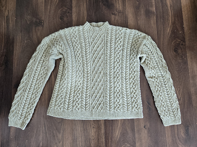 the sweater on the floor