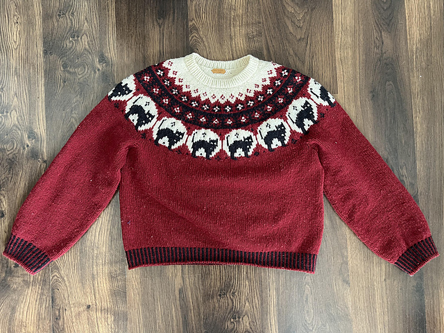 the sweater blocking