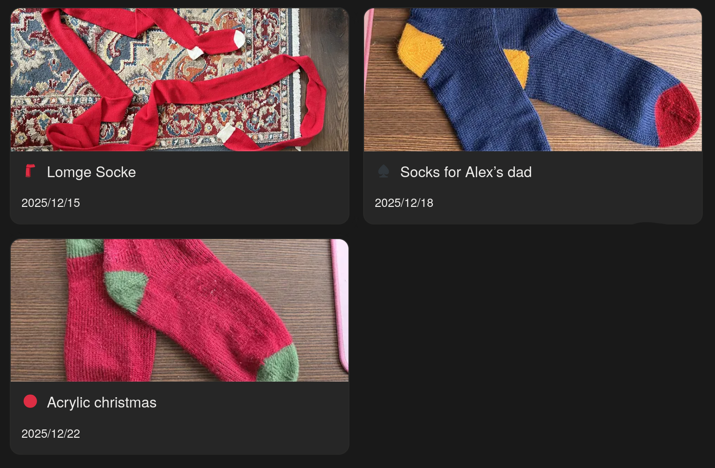 everything i sock’ed this year