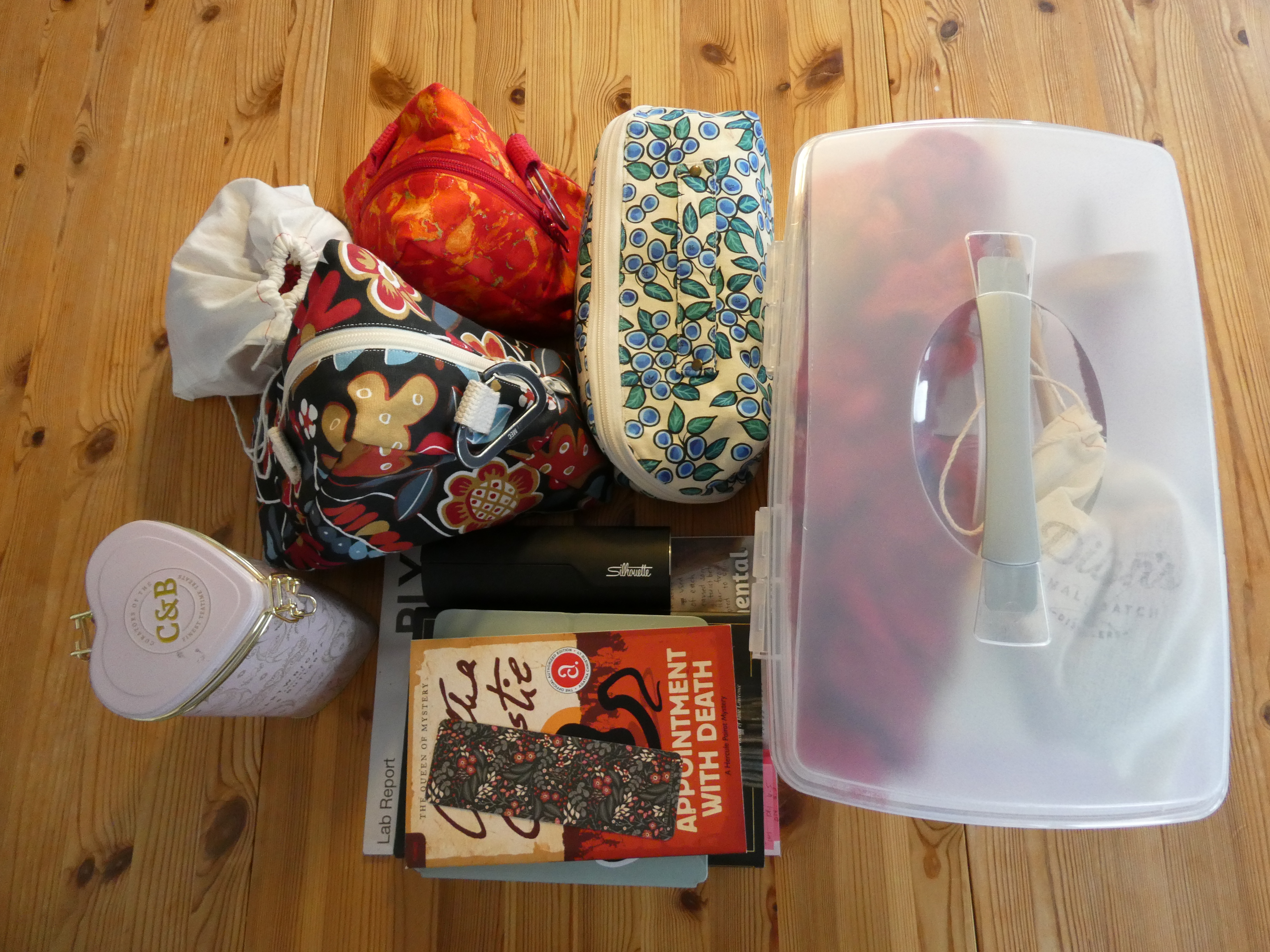 Everything before, all packed up and ready to go!